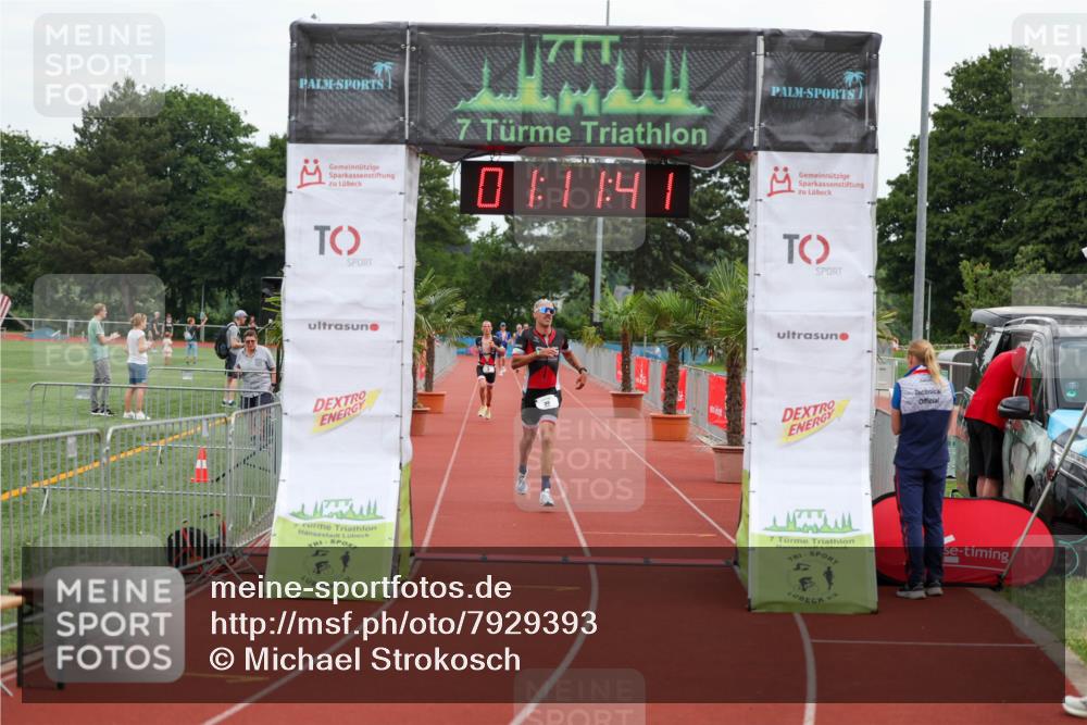 15.06.2025 - 7 Türme Triathlon Michael Strokosch http://msf.ph/oto/7929393 15.06.2025 10:11:42 Ziel 35 meine-sportfotos.de