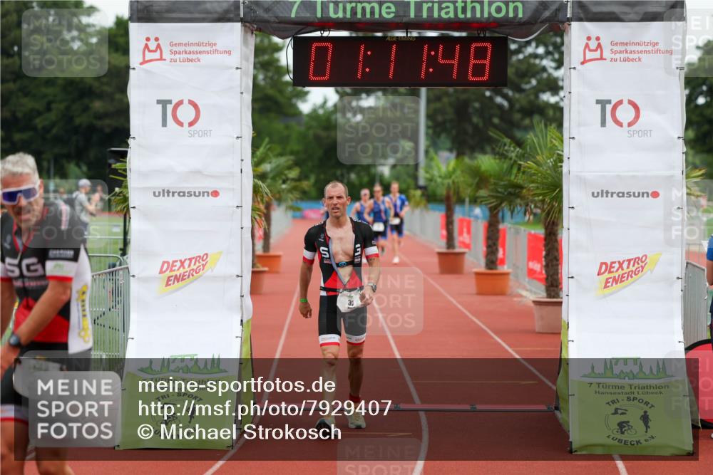15.06.2025 - 7 Türme Triathlon Michael Strokosch http://msf.ph/oto/7929407 15.06.2025 10:11:49 Ziel 32, 35 meine-sportfotos.de
