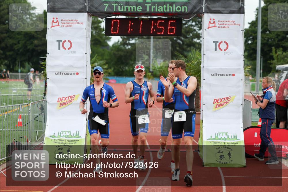 15.06.2025 - 7 Türme Triathlon Michael Strokosch http://msf.ph/oto/7929426 15.06.2025 10:11:57 Ziel 26, 27, 29, 30 meine-sportfotos.de
