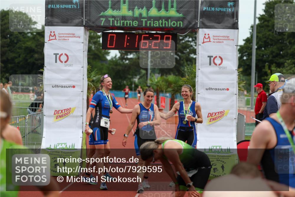 15.06.2025 - 7 Türme Triathlon Michael Strokosch http://msf.ph/oto/7929595 15.06.2025 10:16:30 Ziel 101 meine-sportfotos.de