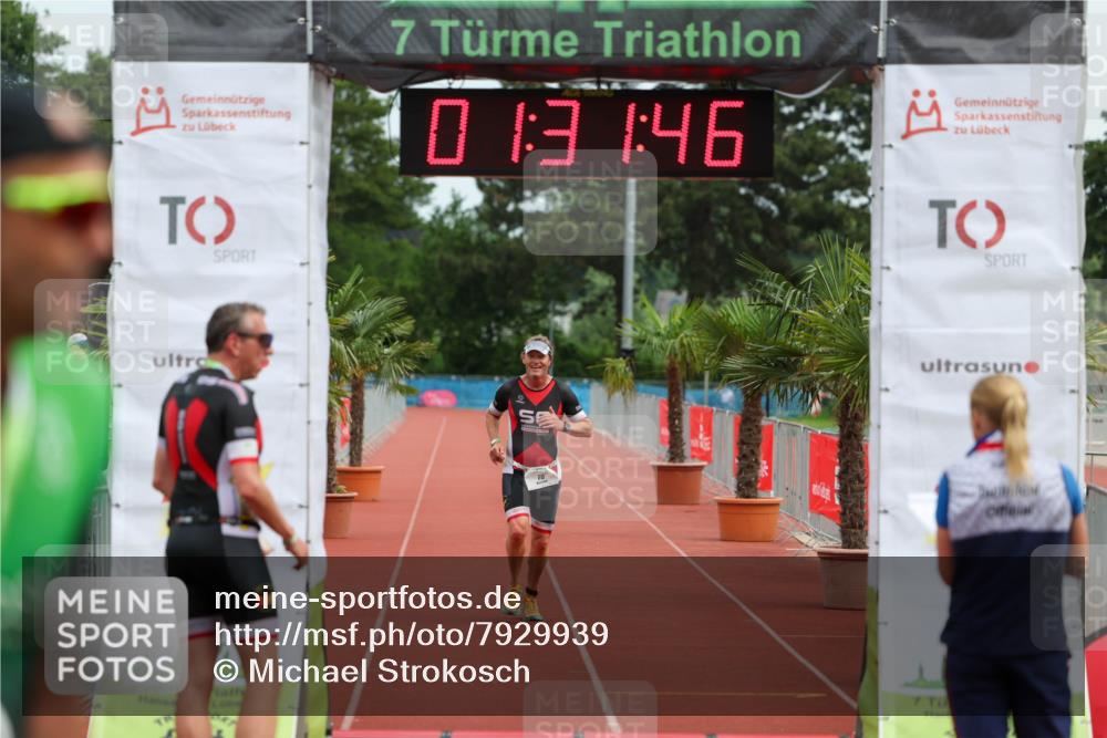 15.06.2025 - 7 Türme Triathlon Michael Strokosch http://msf.ph/oto/7929939 15.06.2025 10:31:47 Ziel 78 meine-sportfotos.de
