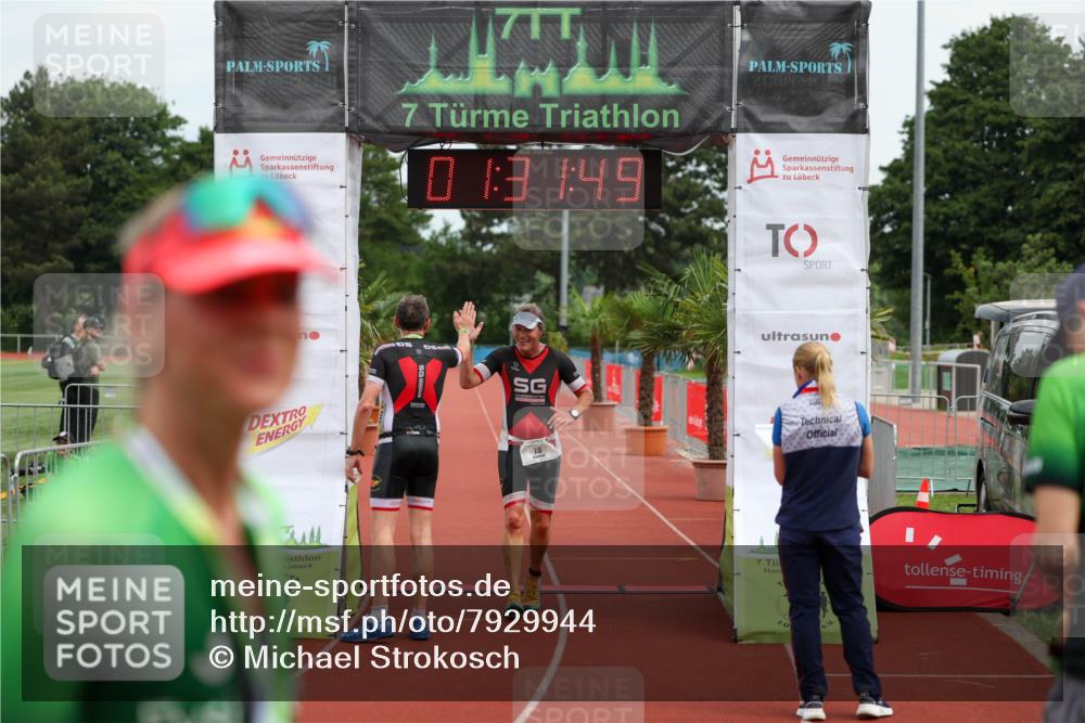 15.06.2025 - 7 Türme Triathlon Michael Strokosch http://msf.ph/oto/7929944 15.06.2025 10:31:50 Ziel 78 meine-sportfotos.de