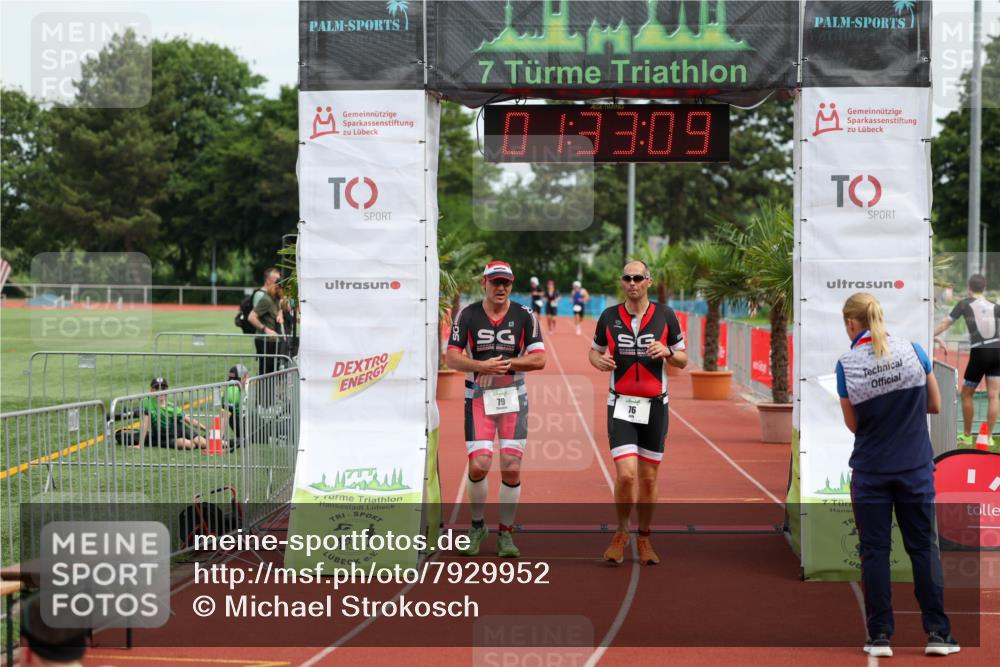 15.06.2025 - 7 Türme Triathlon Michael Strokosch http://msf.ph/oto/7929952 15.06.2025 10:33:09 Ziel 76, 79 meine-sportfotos.de