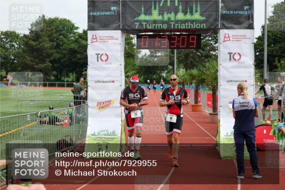 15.06.2025 - 7 Türme Triathlon Michael Strokosch http://msf.ph/oto/7929955 15.06.2025 10:33:10 Ziel 76, 79 meine-sportfotos.de