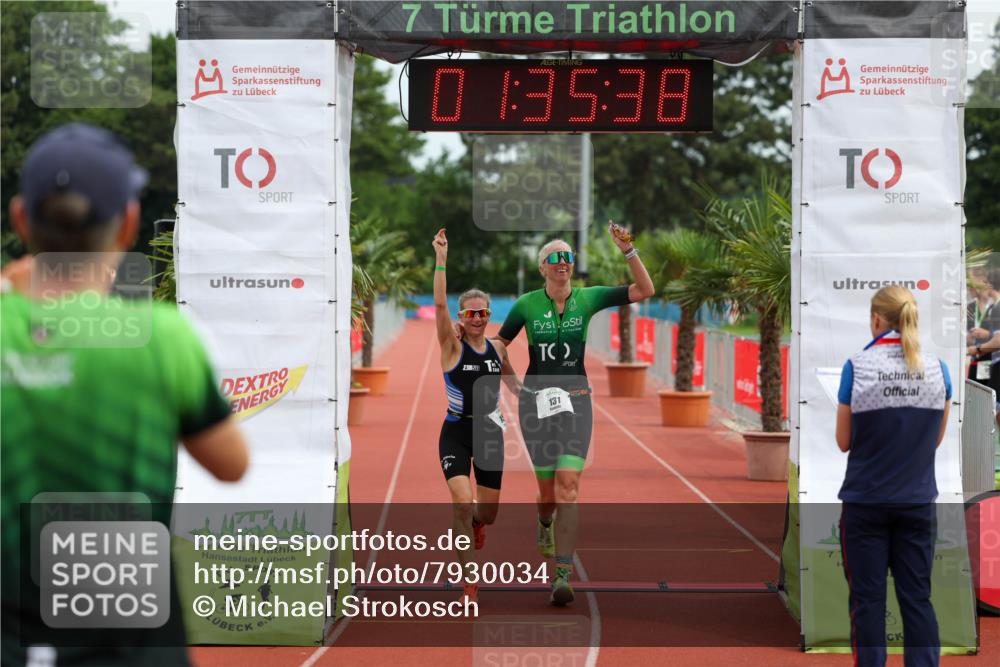 15.06.2025 - 7 Türme Triathlon Michael Strokosch http://msf.ph/oto/7930034 15.06.2025 10:35:39 Ziel 131, 153 meine-sportfotos.de