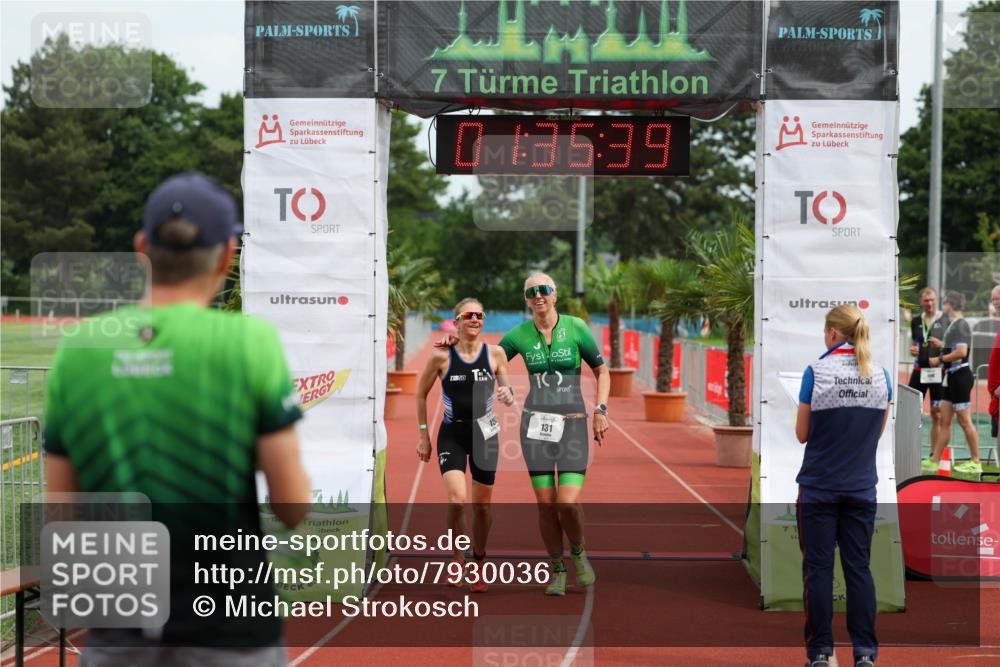 15.06.2025 - 7 Türme Triathlon Michael Strokosch http://msf.ph/oto/7930036 15.06.2025 10:35:40 Ziel 131, 153 meine-sportfotos.de