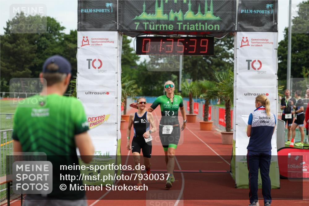 15.06.2025 - 7 Türme Triathlon Michael Strokosch http://msf.ph/oto/7930037 15.06.2025 10:35:40 Ziel 131, 153 meine-sportfotos.de