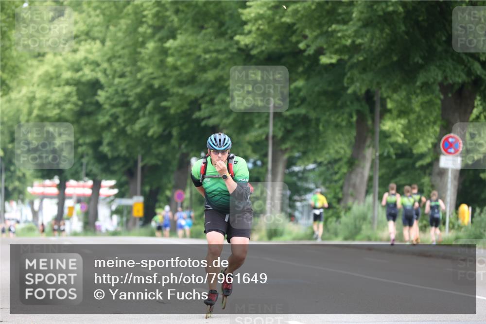 15.06.2025 - 7 Türme Triathlon Yannick Fuchs http://msf.ph/oto/7961649 15.06.2025 10:03:56 Radfahren  meine-sportfotos.de