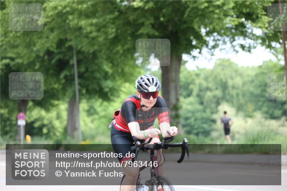 15.06.2025 - 7 Türme Triathlon Yannick Fuchs http://msf.ph/oto/7963446 15.06.2025 11:09:30 Radfahren 232 meine-sportfotos.de