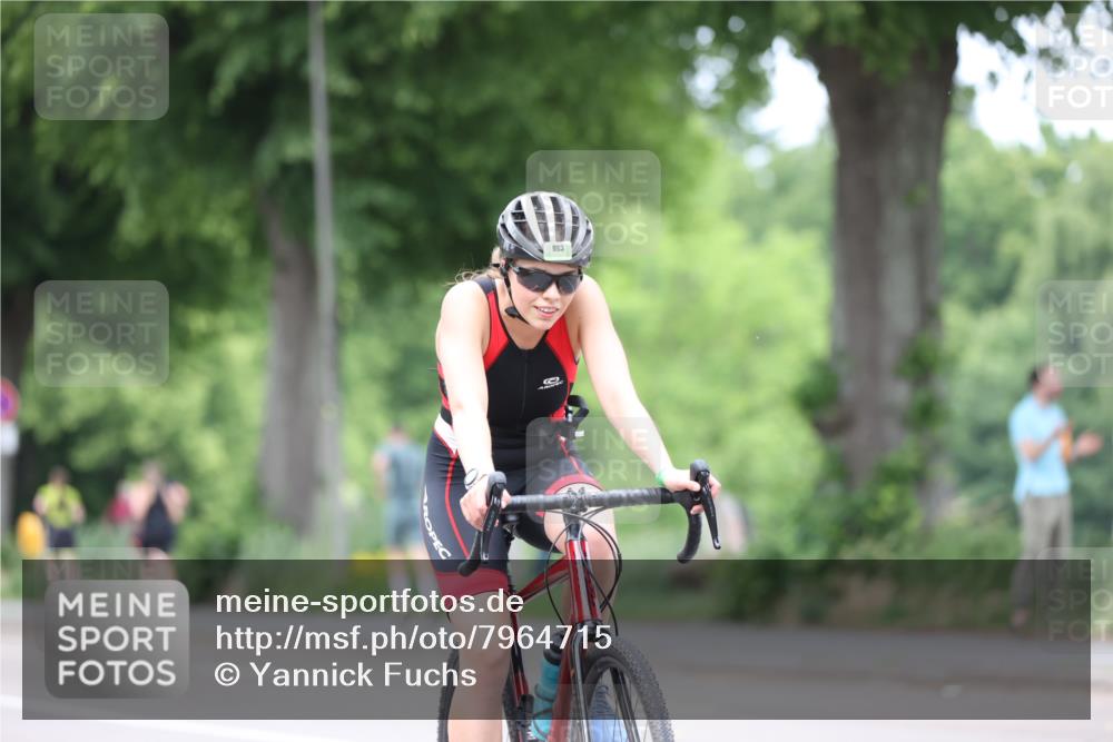 15.06.2025 - 7 Türme Triathlon Yannick Fuchs http://msf.ph/oto/7964715 15.06.2025 13:55:30 Radfahren  meine-sportfotos.de
