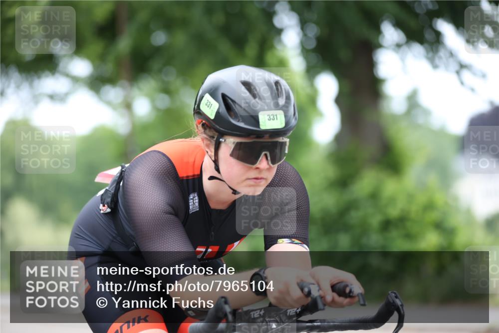 15.06.2025 - 7 Türme Triathlon Yannick Fuchs http://msf.ph/oto/7965104 15.06.2025 11:13:25 Radfahren  meine-sportfotos.de