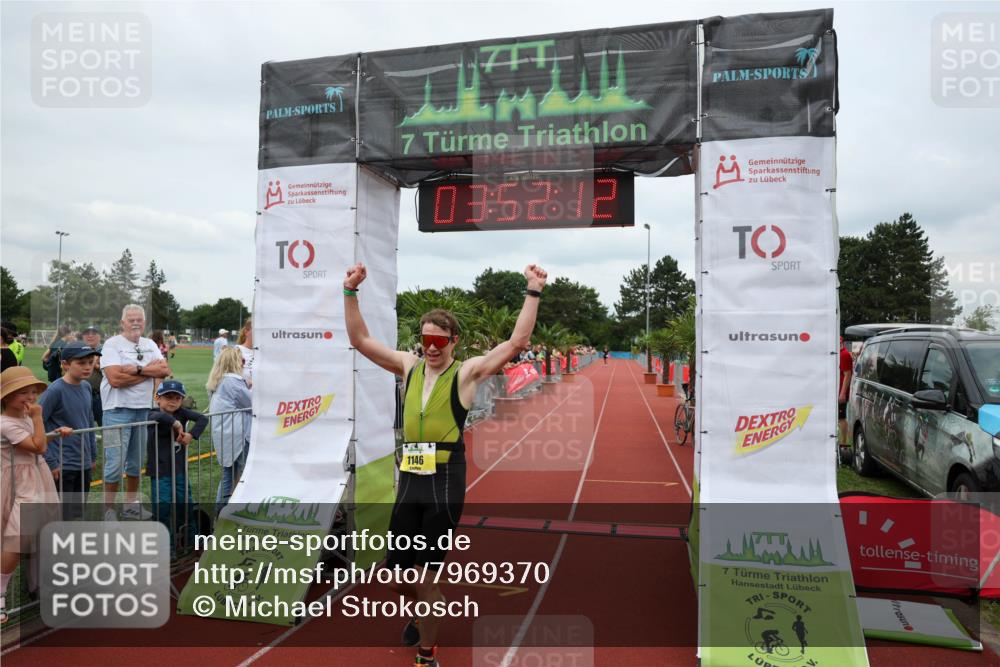15.06.2025 - 7 Türme Triathlon Michael Strokosch http://msf.ph/oto/7969370 15.06.2025 13:52:11 Ziel 1146 meine-sportfotos.de
