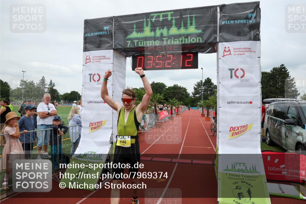 15.06.2025 - 7 Türme Triathlon Michael Strokosch http://msf.ph/oto/7969374 15.06.2025 13:52:11 Ziel 1146 meine-sportfotos.de