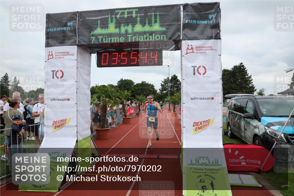 15.06.2025 - 7 Türme Triathlon Michael Strokosch http://msf.ph/oto/7970202 15.06.2025 13:55:43 Ziel 745, 978, 1087, 1120 meine-sportfotos.de