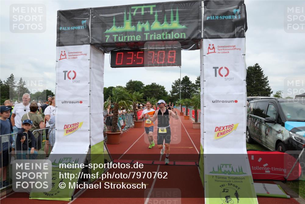 15.06.2025 - 7 Türme Triathlon Michael Strokosch http://msf.ph/oto/7970762 15.06.2025 13:57:07 Ziel 505, 950, 1052 meine-sportfotos.de