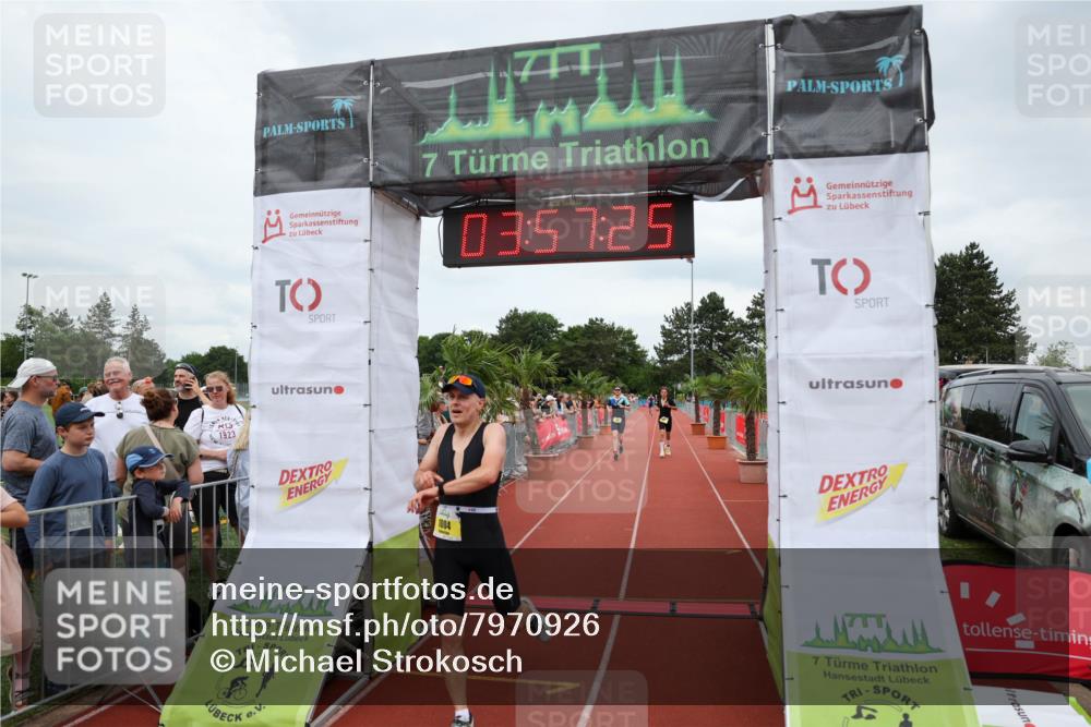 15.06.2025 - 7 Türme Triathlon Michael Strokosch http://msf.ph/oto/7970926 15.06.2025 13:57:25 Ziel 804, 818, 1004, 1153 meine-sportfotos.de