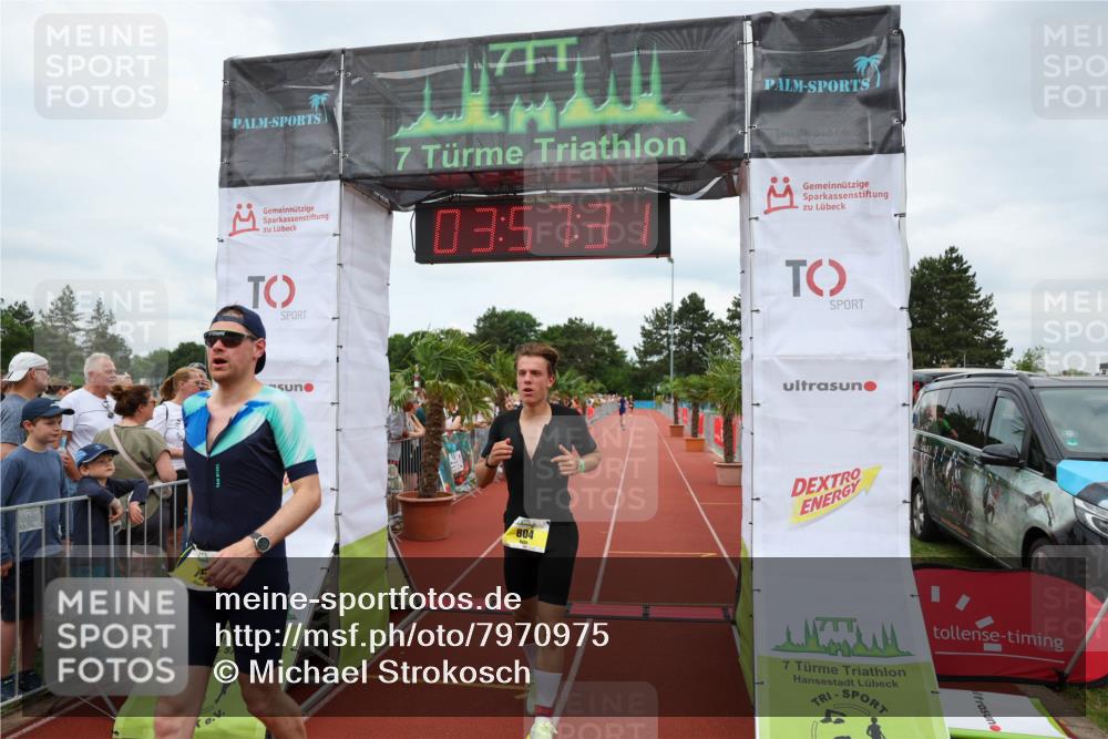 15.06.2025 - 7 Türme Triathlon Michael Strokosch http://msf.ph/oto/7970975 15.06.2025 13:57:30 Ziel 804, 1004, 1153 meine-sportfotos.de