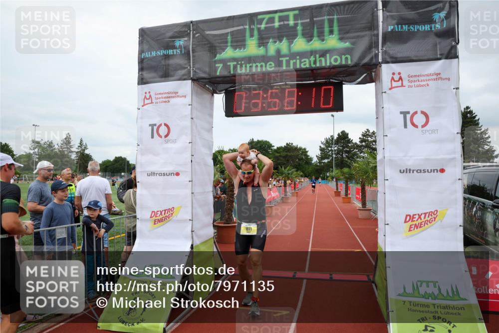 15.06.2025 - 7 Türme Triathlon Michael Strokosch http://msf.ph/oto/7971135 15.06.2025 13:58:10 Ziel 1071 meine-sportfotos.de