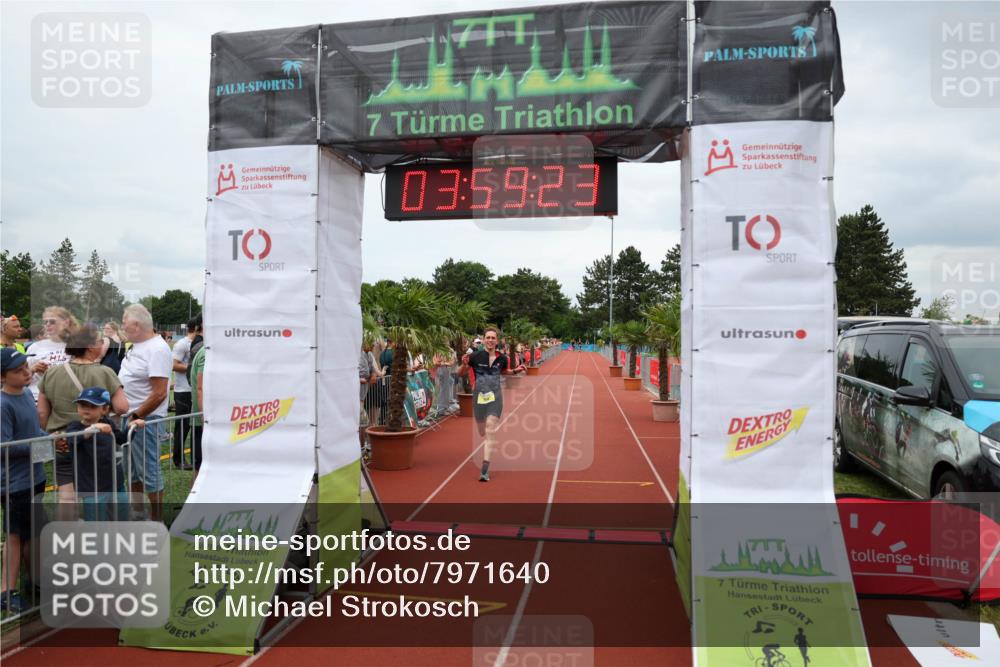 15.06.2025 - 7 Türme Triathlon Michael Strokosch http://msf.ph/oto/7971640 15.06.2025 13:59:22 Ziel 157, 708, 1019, 1167 meine-sportfotos.de