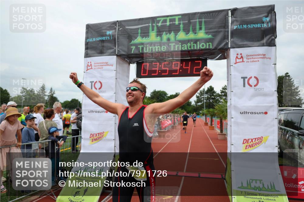 15.06.2025 - 7 Türme Triathlon Michael Strokosch http://msf.ph/oto/7971726 15.06.2025 13:59:42 Ziel 792, 952, 1075, 1193 meine-sportfotos.de