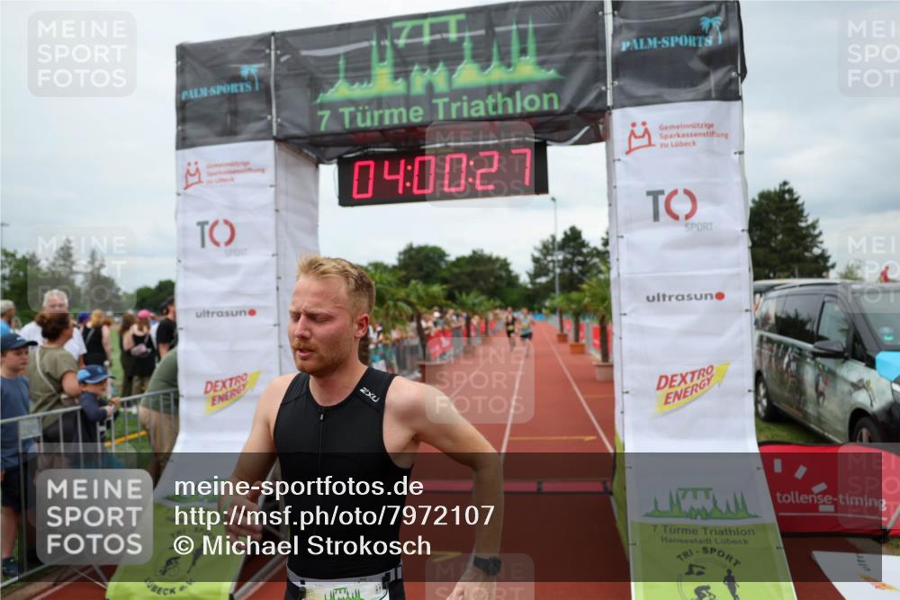 15.06.2025 - 7 Türme Triathlon Michael Strokosch http://msf.ph/oto/7972107 15.06.2025 14:00:27 Ziel 739, 942, 1073, 1132, 1143 meine-sportfotos.de