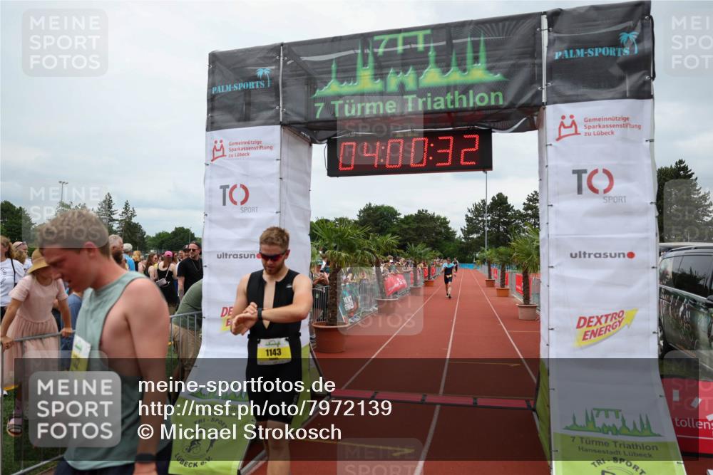 15.06.2025 - 7 Türme Triathlon Michael Strokosch http://msf.ph/oto/7972139 15.06.2025 14:00:32 Ziel 739, 986, 1132, 1143 meine-sportfotos.de