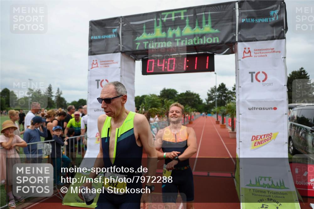 15.06.2025 - 7 Türme Triathlon Michael Strokosch http://msf.ph/oto/7972288 15.06.2025 14:01:11 Ziel 523, 774, 992 meine-sportfotos.de