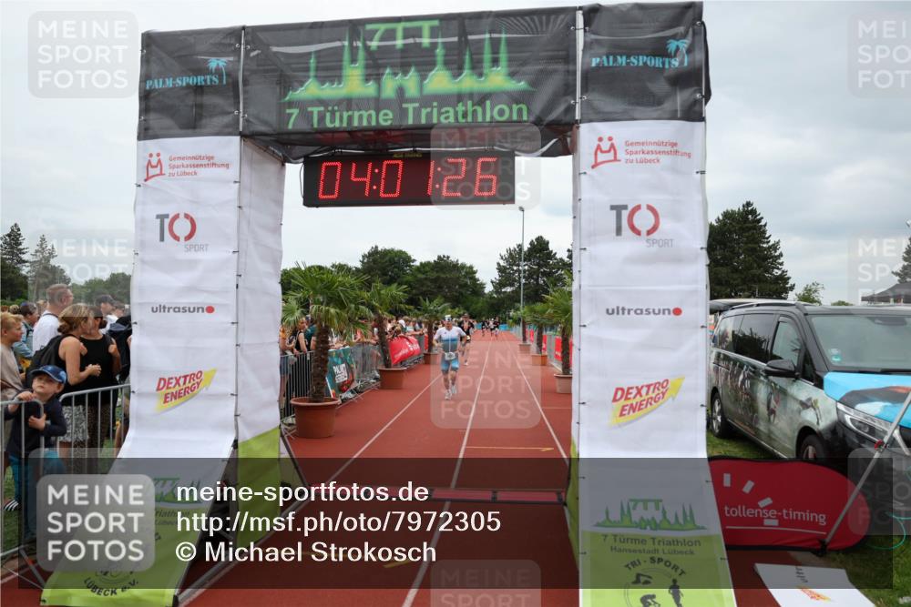 15.06.2025 - 7 Türme Triathlon Michael Strokosch http://msf.ph/oto/7972305 15.06.2025 14:01:25 Ziel 395, 859 meine-sportfotos.de