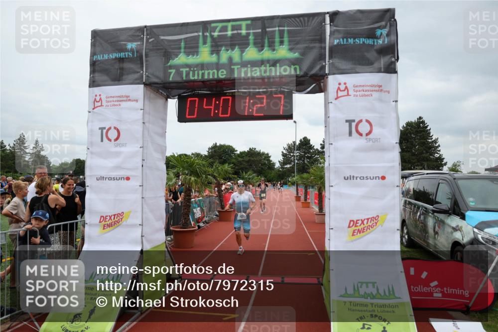 15.06.2025 - 7 Türme Triathlon Michael Strokosch http://msf.ph/oto/7972315 15.06.2025 14:01:27 Ziel 395, 840, 859 meine-sportfotos.de
