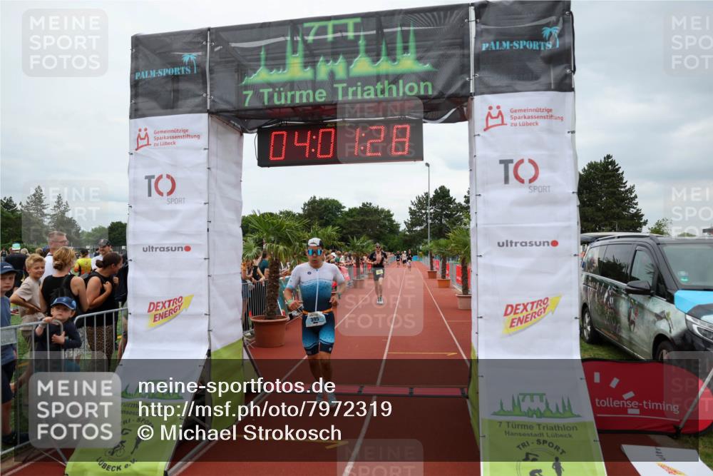 15.06.2025 - 7 Türme Triathlon Michael Strokosch http://msf.ph/oto/7972319 15.06.2025 14:01:28 Ziel 395, 840, 859 meine-sportfotos.de