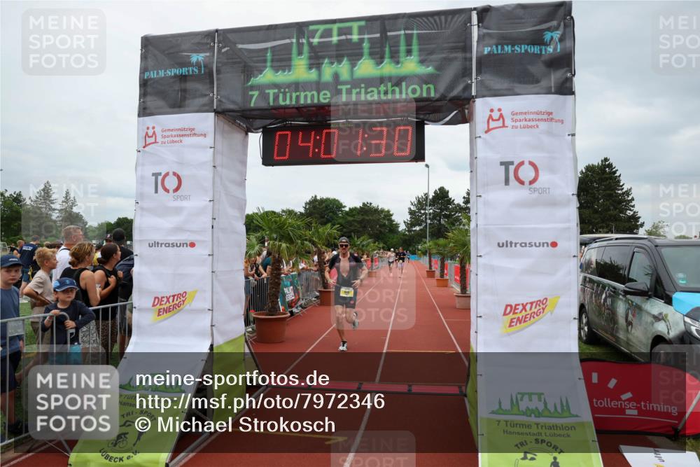 15.06.2025 - 7 Türme Triathlon Michael Strokosch http://msf.ph/oto/7972346 15.06.2025 14:01:30 Ziel 395, 840 meine-sportfotos.de