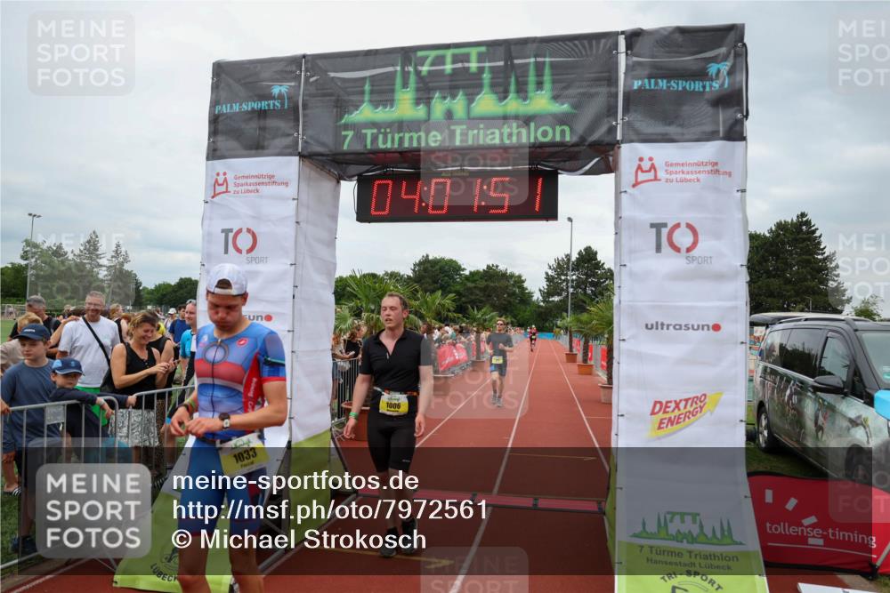 15.06.2025 - 7 Türme Triathlon Michael Strokosch http://msf.ph/oto/7972561 15.06.2025 14:01:51 Ziel 784, 1006, 1033, 1095 meine-sportfotos.de