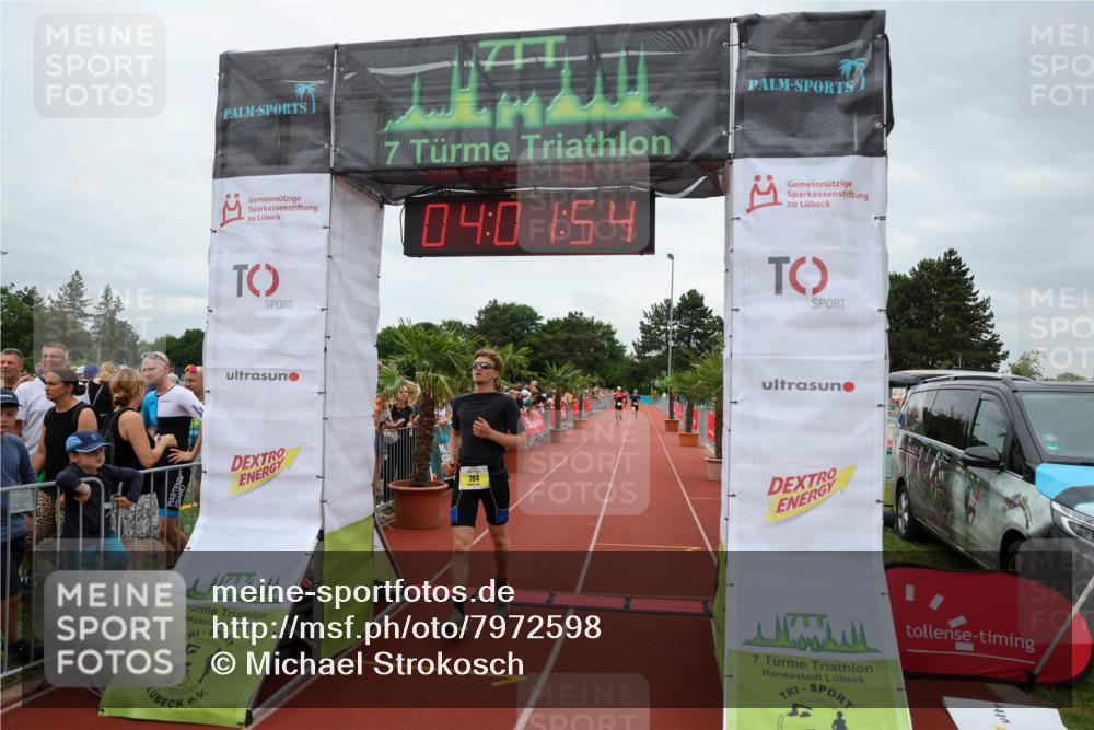 15.06.2025 - 7 Türme Triathlon Michael Strokosch http://msf.ph/oto/7972598 15.06.2025 14:01:54 Ziel 784, 1006, 1033, 1095 meine-sportfotos.de