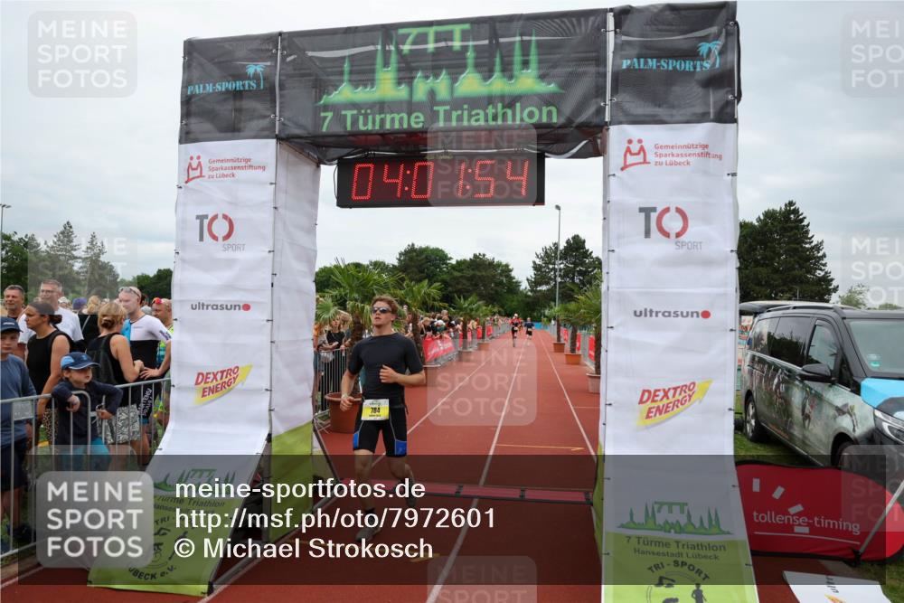15.06.2025 - 7 Türme Triathlon Michael Strokosch http://msf.ph/oto/7972601 15.06.2025 14:01:54 Ziel 784, 1006, 1033, 1095 meine-sportfotos.de
