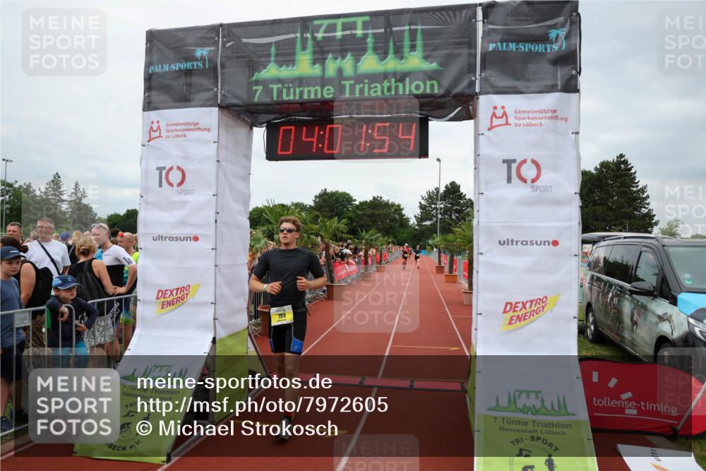 15.06.2025 - 7 Türme Triathlon Michael Strokosch http://msf.ph/oto/7972605 15.06.2025 14:01:54 Ziel 784, 1006, 1033, 1095 meine-sportfotos.de