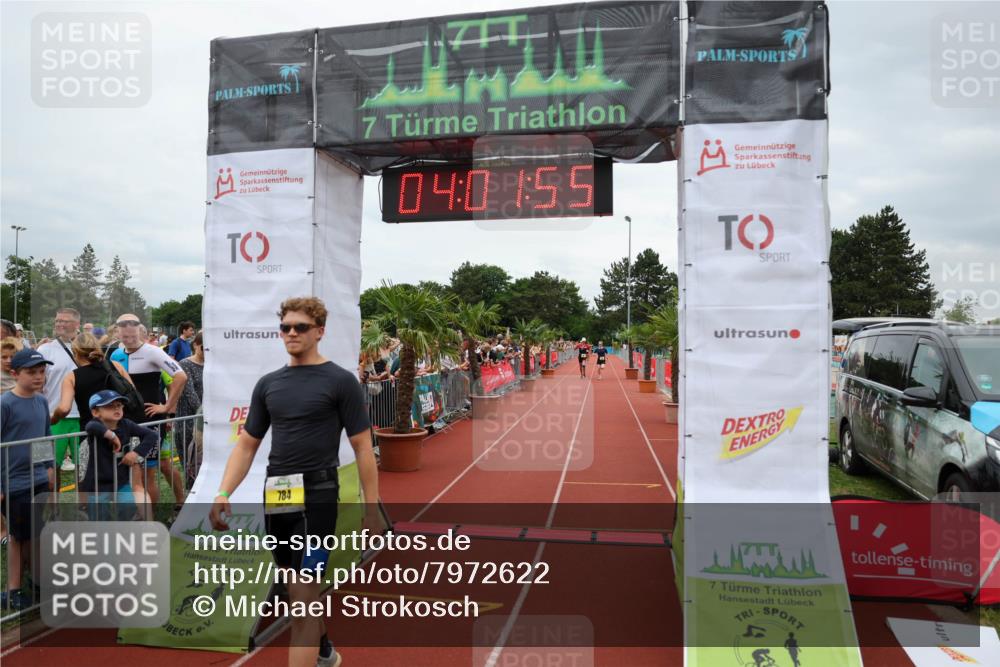 15.06.2025 - 7 Türme Triathlon Michael Strokosch http://msf.ph/oto/7972622 15.06.2025 14:01:55 Ziel 784, 1006, 1033, 1095 meine-sportfotos.de