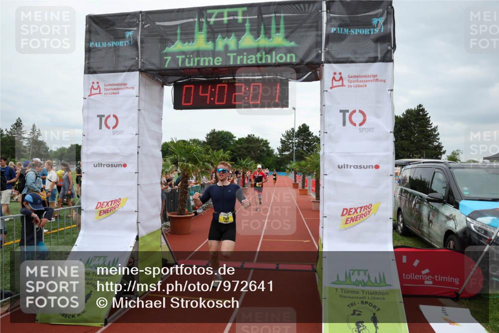 15.06.2025 - 7 Türme Triathlon Michael Strokosch http://msf.ph/oto/7972641 15.06.2025 14:02:00 Ziel 784, 880, 1149 meine-sportfotos.de