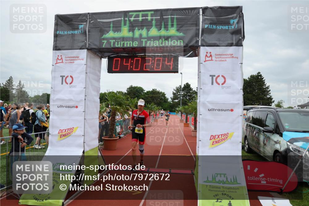 15.06.2025 - 7 Türme Triathlon Michael Strokosch http://msf.ph/oto/7972672 15.06.2025 14:02:03 Ziel 880, 1123, 1149 meine-sportfotos.de