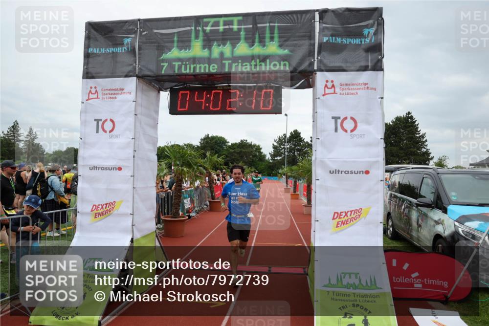 15.06.2025 - 7 Türme Triathlon Michael Strokosch http://msf.ph/oto/7972739 15.06.2025 14:02:10 Ziel 629, 880, 963, 1123, 1142 meine-sportfotos.de