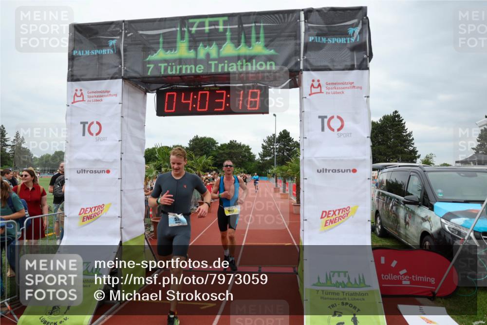 15.06.2025 - 7 Türme Triathlon Michael Strokosch http://msf.ph/oto/7973059 15.06.2025 14:03:17 Ziel 366, 571, 709, 1060, 1088 meine-sportfotos.de