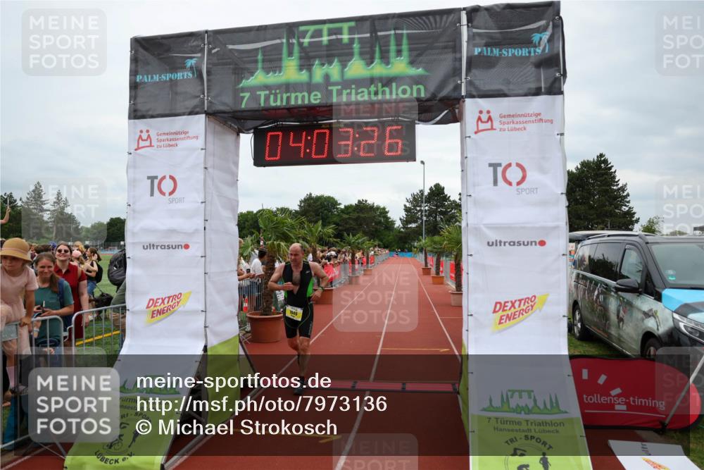 15.06.2025 - 7 Türme Triathlon Michael Strokosch http://msf.ph/oto/7973136 15.06.2025 14:03:26 Ziel 773, 1049 meine-sportfotos.de