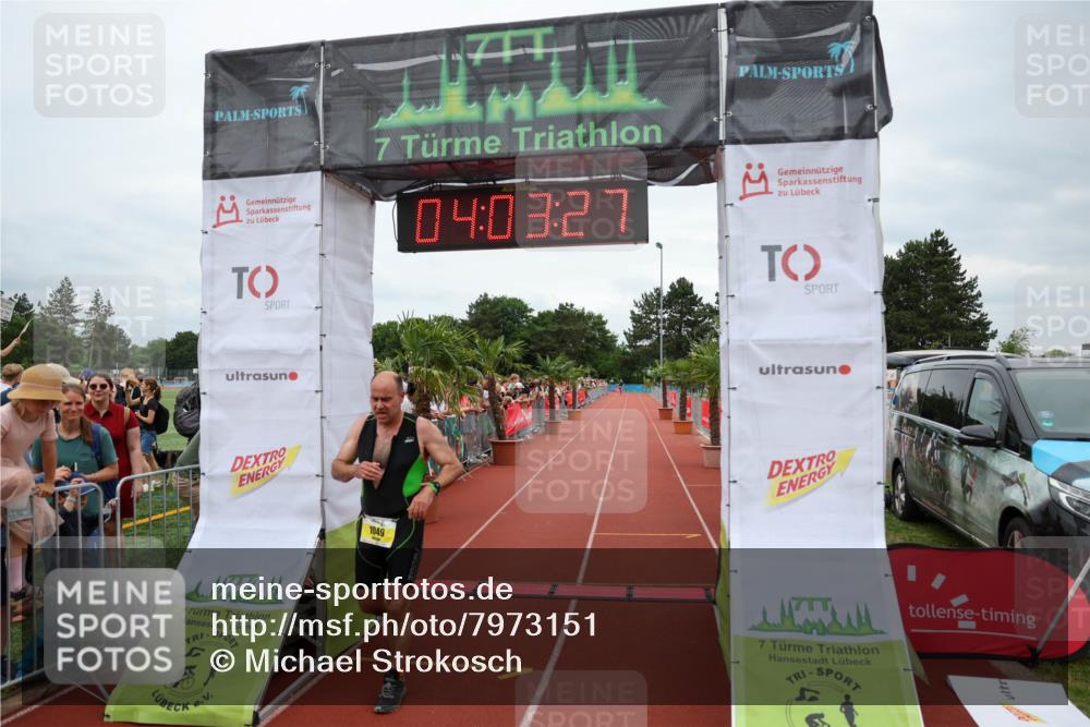 15.06.2025 - 7 Türme Triathlon Michael Strokosch http://msf.ph/oto/7973151 15.06.2025 14:03:26 Ziel 773, 1049 meine-sportfotos.de