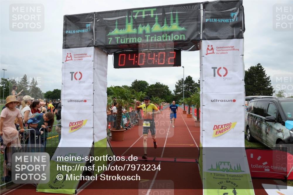 15.06.2025 - 7 Türme Triathlon Michael Strokosch http://msf.ph/oto/7973234 15.06.2025 14:04:01 Ziel 192, 561, 1180 meine-sportfotos.de