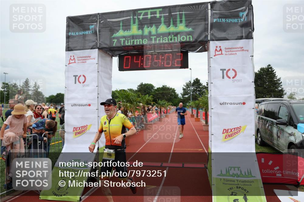 15.06.2025 - 7 Türme Triathlon Michael Strokosch http://msf.ph/oto/7973251 15.06.2025 14:04:02 Ziel 192, 561, 1180 meine-sportfotos.de