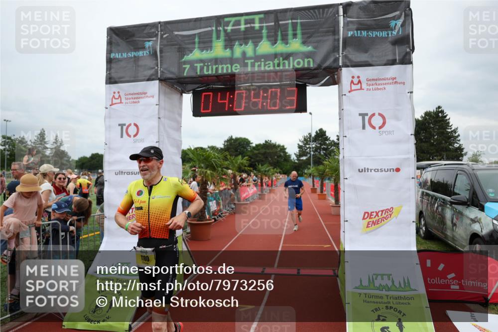 15.06.2025 - 7 Türme Triathlon Michael Strokosch http://msf.ph/oto/7973256 15.06.2025 14:04:02 Ziel 192, 561, 1180 meine-sportfotos.de