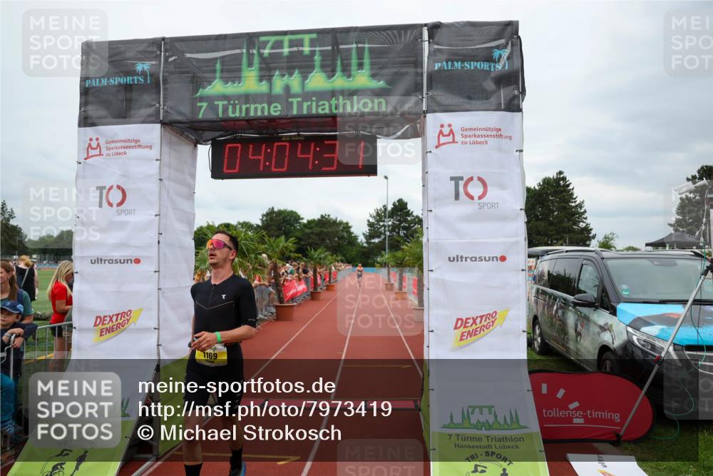 15.06.2025 - 7 Türme Triathlon Michael Strokosch http://msf.ph/oto/7973419 15.06.2025 14:04:31 Ziel 605, 988, 1169 meine-sportfotos.de