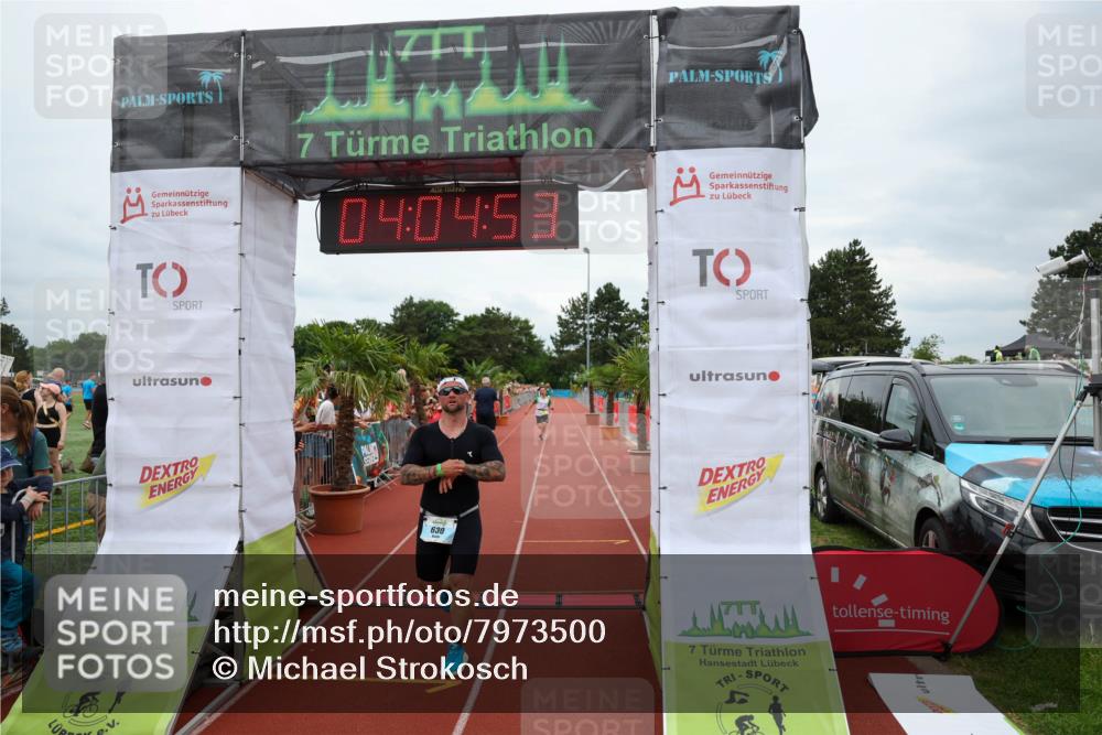 15.06.2025 - 7 Türme Triathlon Michael Strokosch http://msf.ph/oto/7973500 15.06.2025 14:04:52 Ziel 630, 837 meine-sportfotos.de