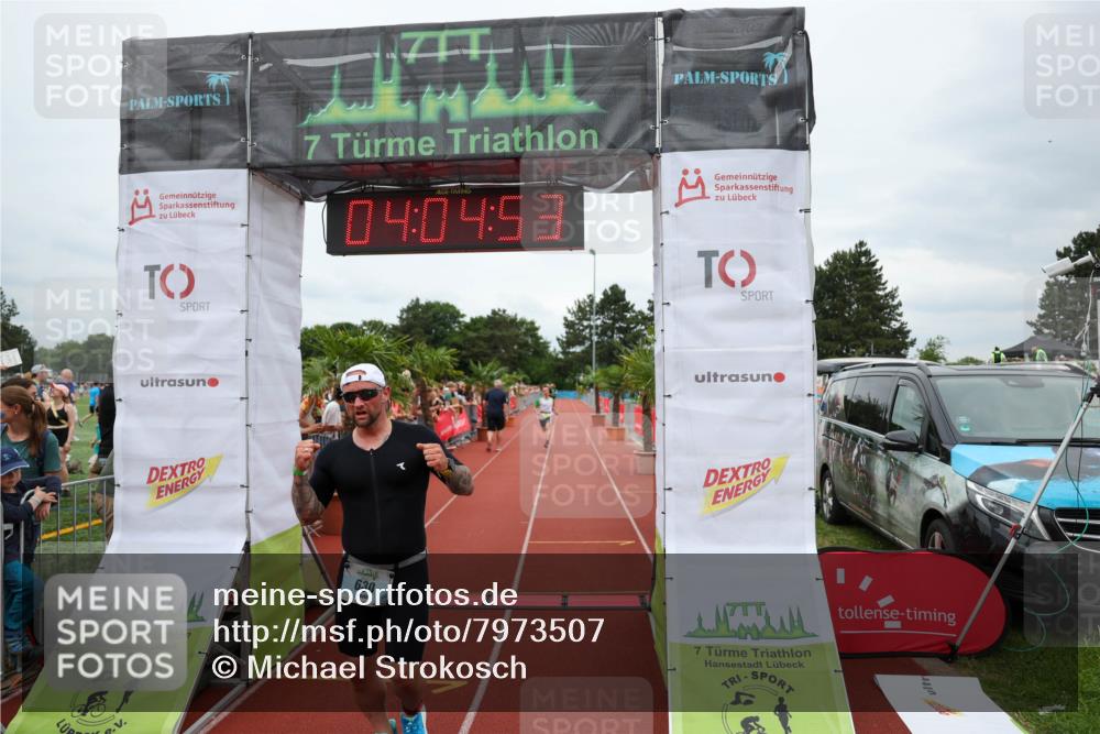 15.06.2025 - 7 Türme Triathlon Michael Strokosch http://msf.ph/oto/7973507 15.06.2025 14:04:53 Ziel 630, 837 meine-sportfotos.de