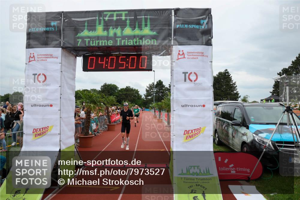 15.06.2025 - 7 Türme Triathlon Michael Strokosch http://msf.ph/oto/7973527 15.06.2025 14:05:00 Ziel 439, 630, 837, 1024 meine-sportfotos.de