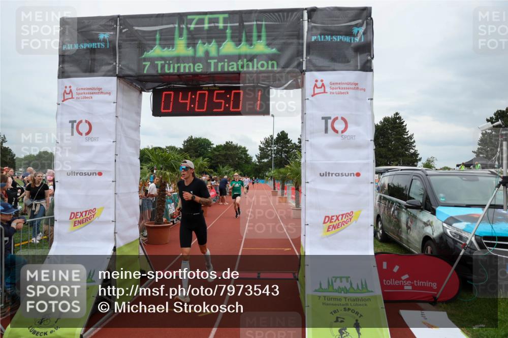 15.06.2025 - 7 Türme Triathlon Michael Strokosch http://msf.ph/oto/7973543 15.06.2025 14:05:01 Ziel 439, 837, 1024 meine-sportfotos.de